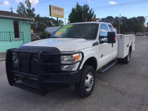 2013 FORD F350 SUPERDUTY SUPERCAB 4 DOOR 4X4 UTILITY BODY DIESL DUALLY for sale in Wilmington, NC