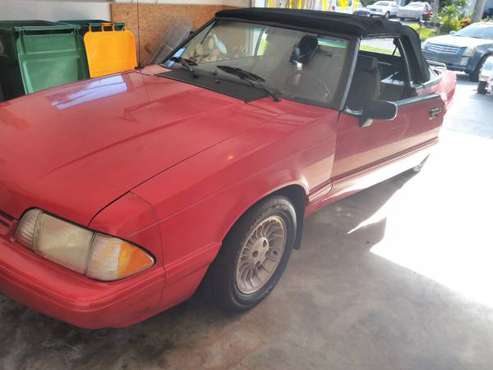 1992 MUSTANG CONVERTIBLE. 79K MILED for sale in Port Charlotte, FL