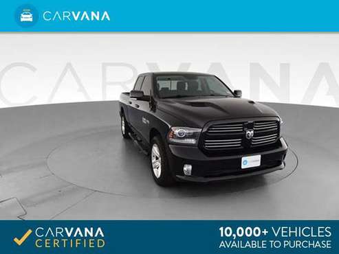 2015 Ram 1500 Quad Cab Sport Pickup 4D 6 1/3 ft pickup Black - FINANCE for sale in Indianapolis, IN