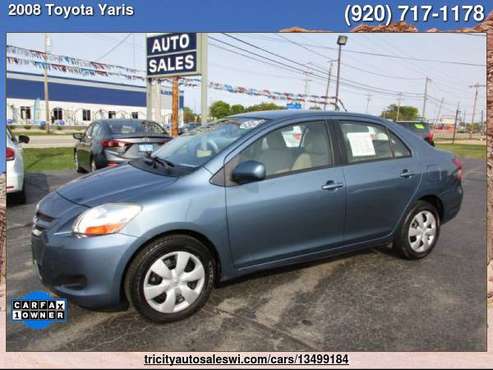 2008 Toyota Yaris Base 4dr Sedan 4A Family owned since 1971 - cars &... for sale in MENASHA, WI