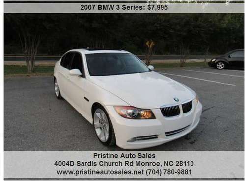 2007 BMW 335i TWIN TURBO 93k MILES FULLY LOADED NEW TIRES for sale in Matthews, NC