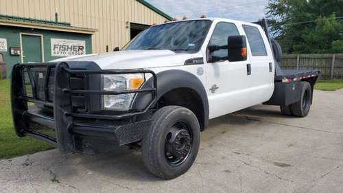 2013 Ford Super Duty F-550 DRW Crew Cab 4x4 6.7L Flatbed for sale in Savannah, MO