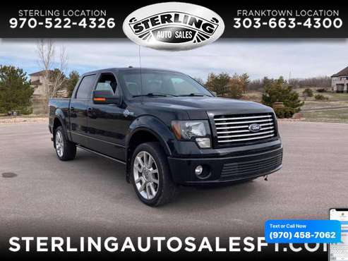 2011 Ford F-150 F150 F 150 AWD SuperCrew 145 Harley-Davidson for sale in Sterling, CO