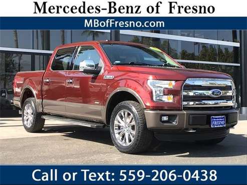 2016 Ford F-150 Lariat Crew Cab 4x4 Only 33k Miles - cars & trucks -... for sale in Fresno, MT