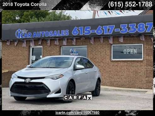2018 Toyota Corolla L CVT - - by dealer - vehicle for sale in Murfreesboro, TN