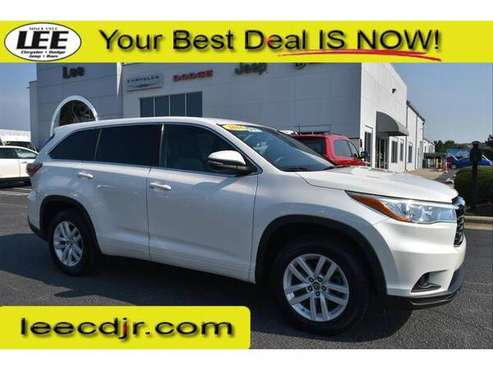 2016 Toyota Highlander LE V6 FWD - SUV for sale in Wilson, NC