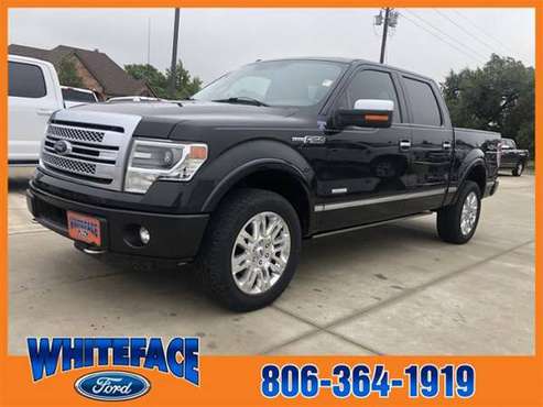 2014 FORD F-150 PLATINUM for sale in hereford, TX