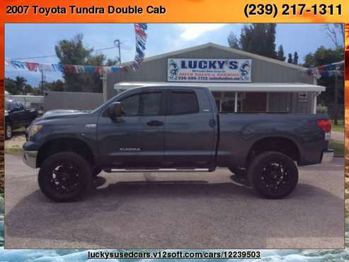 2007 Toyota Tundra Double Cab SR5 Pickup 4D 6 1/2 ft Lucky's SW... for sale in North Fort Myers, FL