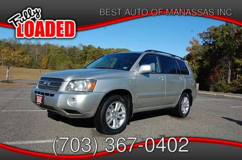 2006 TOYOTA HIGHLANDER LIMITED HYBRID AWD3RD ROW SEATS for sale in MANASSAS, District Of Columbia