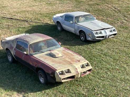 Pontiac Trans Am project cars, 1981 Turbo Trans-Am & 81 T/A - cars & for sale in Orrick, MO
