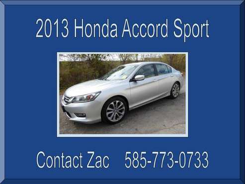 2013 GREY HONDA ACCORD SPORT - - by dealer - vehicle for sale in Bloomfield, NY