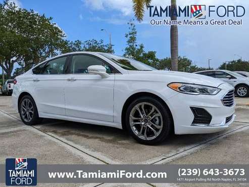 2020 Ford Fusion Oxford White HUGE SALE! for sale in Naples, FL