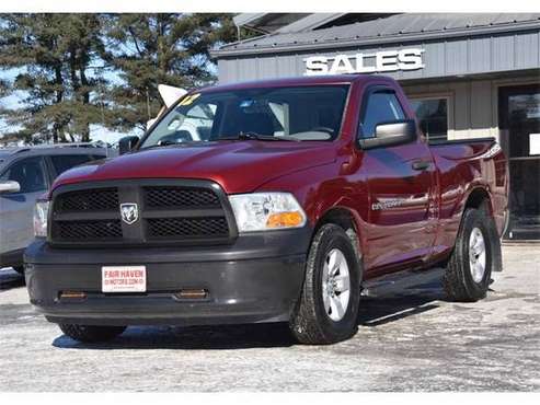 2012 RAM Ram Pickup 1500 ST 4x2 2dr Regular Cab 6 3 ft SB - cars & for sale in Fair Haven, NY