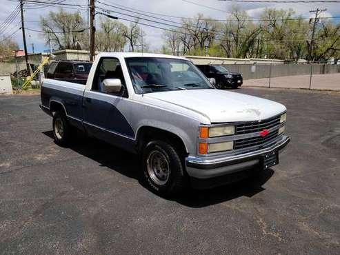 1992 Chevrolet CK 1500 Series C1500 WT Short bed Chevy Pickup - cars for sale in Colorado Springs, CO