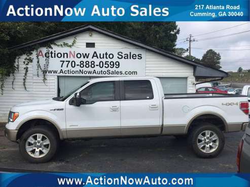 2012 Ford F-150 F150 F 150 4WD SuperCrew 145 Lariat - DWN PAYMENT... for sale in Cumming, GA