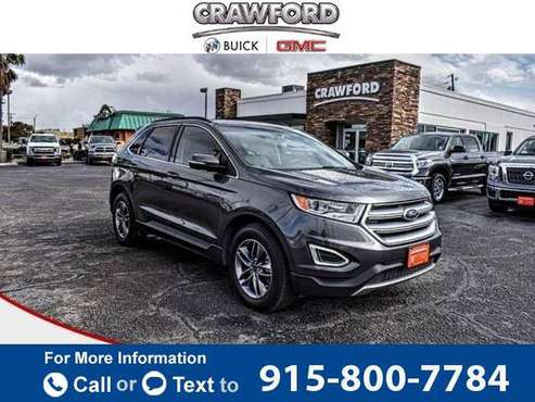 2017 Ford Edge SEL hatchback Gray for sale in El Paso, TX