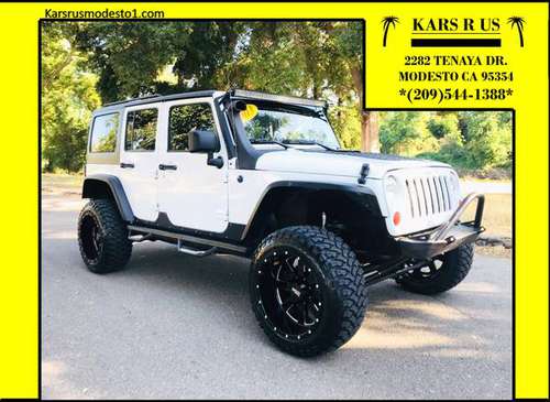 2013 Jeep Wrangler Unlimited Sport * LIFTED * 4WD * B@D @SS * MU$T $EE for sale in Modesto, CA
