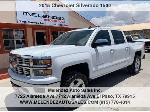 2015 Chevrolet Silverado 1500 4WD Crew Cab 143.5 LTZ w/1LZ for sale in El Paso, TX