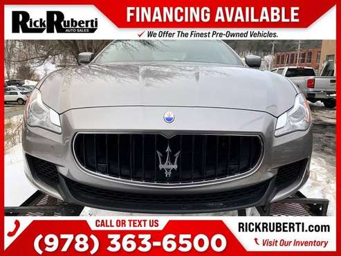 2015 Maserati Quattroporte S Q4 Q 4 Q-4 FOR ONLY 600/mo! - cars & for sale in Fitchburg, MA