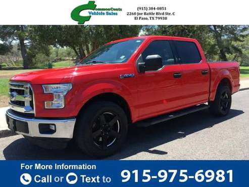 2016 *FORD* *F150* SUPERCREW pickup RED for sale in El Paso, TX