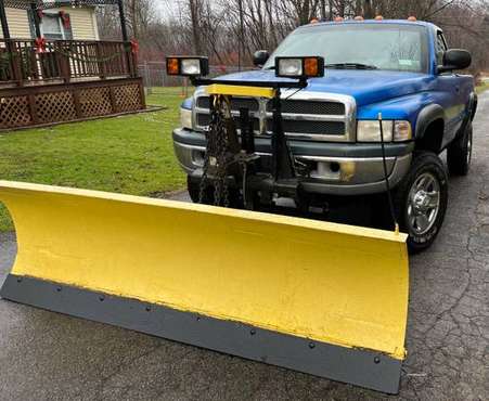 1999 Dodge Ram 2500 with Fisher Plow for sale in Oriskany, NY