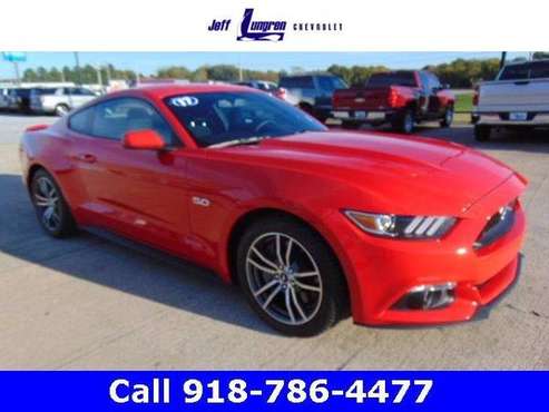 2017 Ford Mustang GT coupe Red - - by dealer - vehicle for sale in Grove, AR