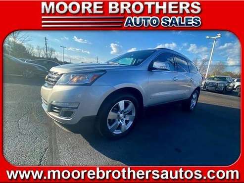 2015 Chevy Chevrolet Traverse AWD 4dr LTZ hatchback Silver - cars & for sale in Oxford, MS