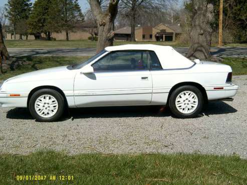 1989 Chrysler Lebaron Convertible for sale in Van Wert, IN