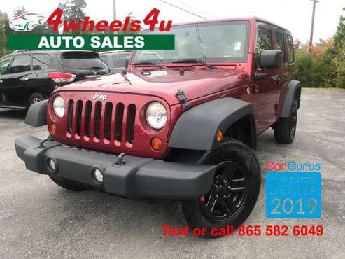 2012 Jeep Wrangler Unlimited Sport 4x4 hard top for sale in Knoxville, TN