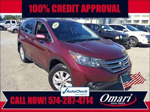 2013 Honda CR-V AWD 5dr EX-L APR as low as 2 9 and 0 Down WAC! for sale in South Bend, IN