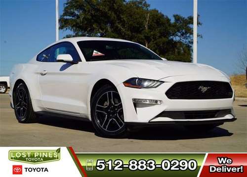2019 Ford Mustang RWD 2D Coupe/Coupe EcoBoost Premium - cars & for sale in Bastrop, TX
