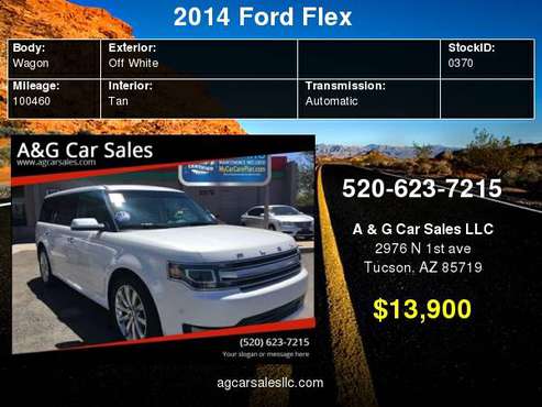 2014 Ford Flex Limited 4dr Crossover for sale in Tucson, AZ