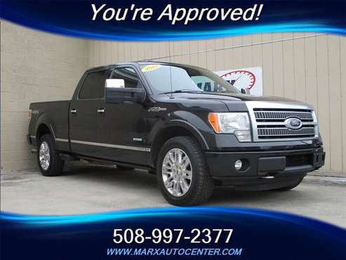 2012 Ford F150 SuperCrew Platinum 4x4...Beautiful Truck & Loaded!! for sale in New Bedford, MA