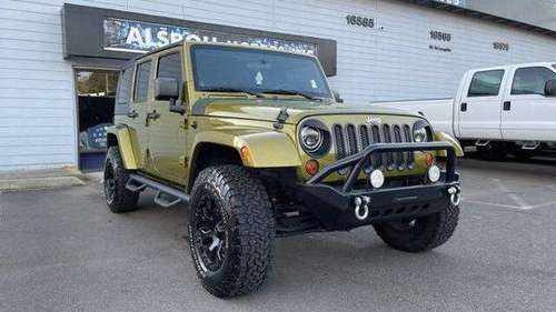 2008 Jeep Wrangler Unlimited Sahara 90 DAYS NO PAYMENTS OAC! 4x4 for sale in Portland, OR