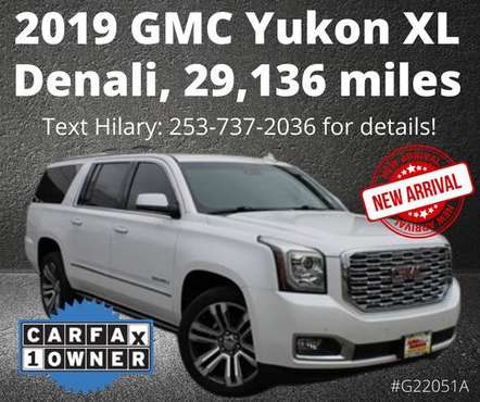 2019 GMC Yukon XL DENALI - DVD, NAV Etc for sale in Auburn, WA