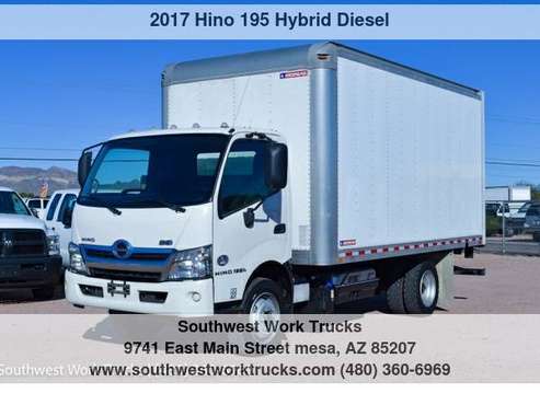 2017 Hino 195 Hybrid Diesel 16 Dry Box - - by dealer for sale in Mesa, CA