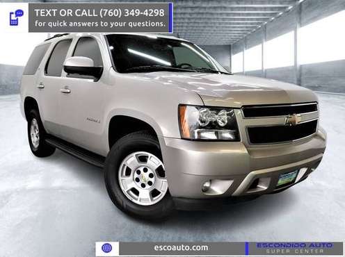 2008 Chevrolet Tahoe 4x4 4WD Chevy LT w/3LT SUV - - by for sale in Escondido, CA