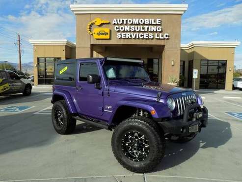 2017 Jeep Wrangler Sahara THOUSANDS IN ACCESSORIES RARE COLOR for sale in Bullhead City, AZ