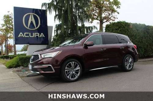 2017 Acura MDX AWD All Wheel Drive SUV w/Technology Pkg for sale in Fife, WA