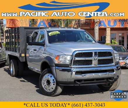 2017 Ram 5500 Diesel Tradesman Crew Cab 4x4 Utility Stake Bed #34039... for sale in Fontana, CA