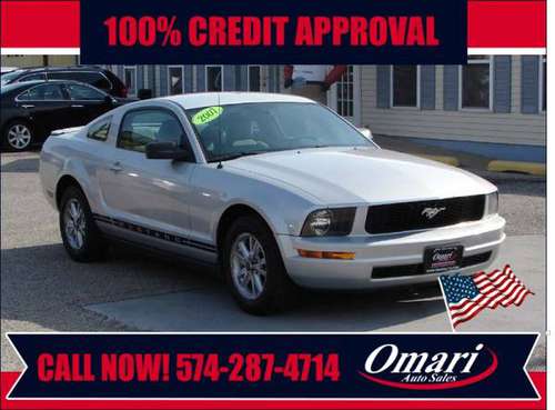 2007 Ford Mustang 2dr Cpe Deluxe .First Time Buyer Program. for sale in SOUTH BEND, MI