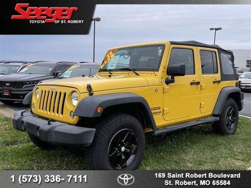 2015 Jeep Wrangler Unlimited Sport for sale in Saint Robert, MO