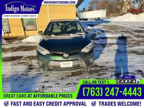 2015 Toyota Corolla LE ECO PRICED TO SELL! - - by for sale in Ramsey , MN