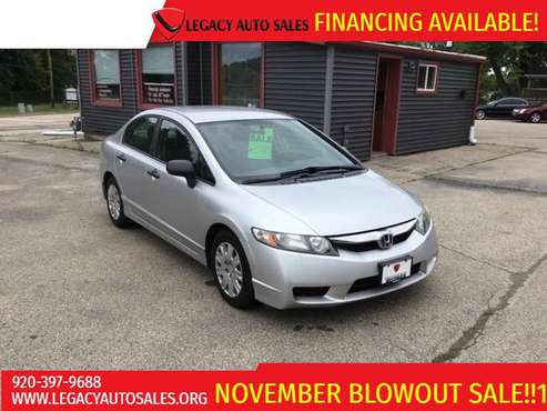 2009 HONDA CIVIC VP - cars & trucks - by dealer - vehicle automotive... for sale in Jefferson, WI