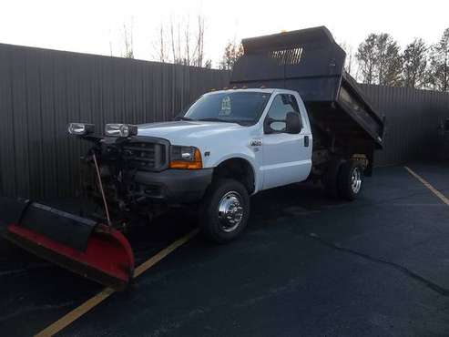 2001 Ford F450-RWD-Plow and Dump Box - cars & trucks - by dealer -... for sale in Tomah, IL