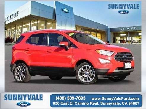 2020 Ford Ecosport Titanium - - by dealer - vehicle for sale in Sunnyvale, CA