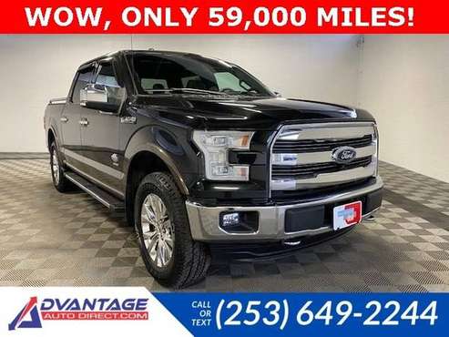 2015 Ford F-150 4x4 4WD F150 Truck Crew cab King Ranch SuperCrew for sale in Kent, WA