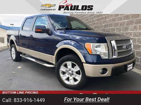 2010 Ford F150 Lariat pickup Blue Flame Metallic for sale in Jerome, ID