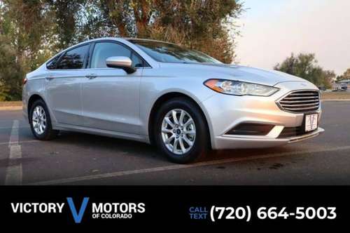 2017 Ford Fusion S - cars & trucks - by dealer - vehicle automotive... for sale in Longmont, CO