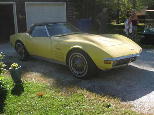 1970 Corvette Convertible - Runs, needs restoration for sale in northwest CT, CT